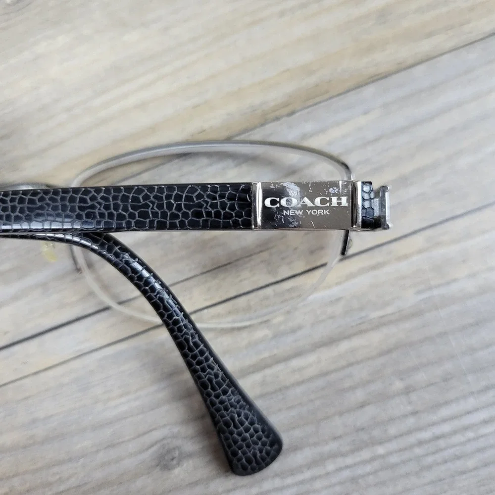 Coach Eyeglasses Frames HC 5059 Kacey 9017 Dark Silver Black Women 52-18-135